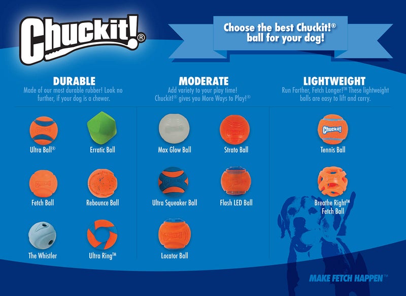 Chuckit! Glow in the Dark Bouncy Balls - Ball for Dogs, Chuckit Dog Toy, Max Glow Balls - Medium, 2.5 Inch Pack of 2 - Image 5